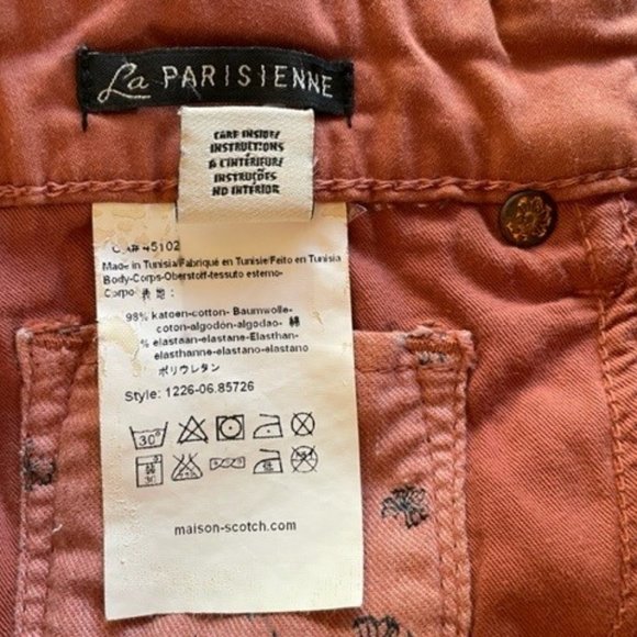 MAISON SCOTCH Amsterdams Blauw SKINNY JEANS  W25 L32 +  Maison Scotch WOVEN BELT - Picture 11 of 13